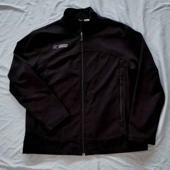 Nike Bauer Warm-Up Jacket Mens Size XL Black Hockey Zip Up - Picture 1 of 5